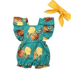 NEW! BLUE BABY GIRL OUTFIT